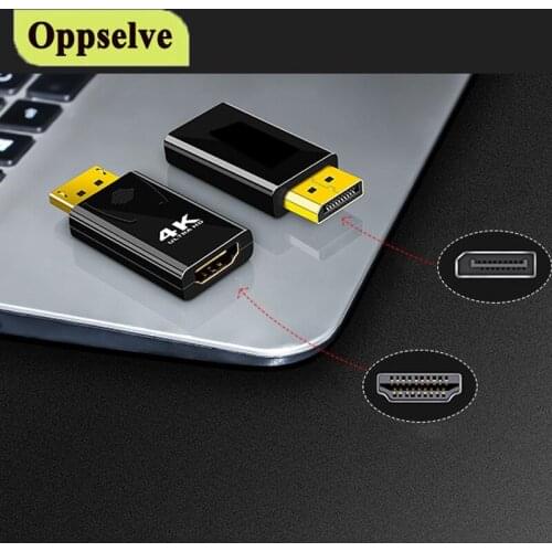 DP To HDMI-Compatible 4K 1080P Male To Female DisplayPort Cable Adapter Converter Mini Projector Video Audio Projetor For PC TV