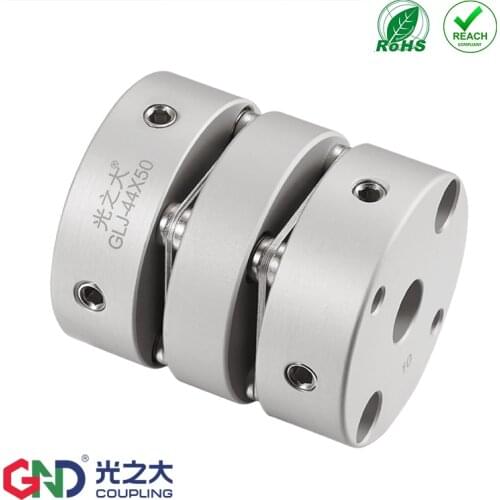 GLJ aluminum alloy double diaphragm top wire series Shaft Couplings D82 L98; D94 L98; D104 L102; D126 L110mm
