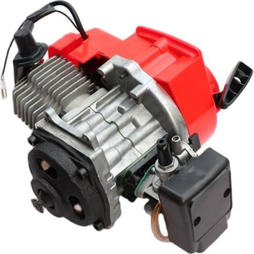 Motorcycle 47cc 49cc Pocket Bike 2 Stroke Pull Start Engine For Mini Go Kart Dirt Bike Petrol Scooter ATV Pocket Bike Motor