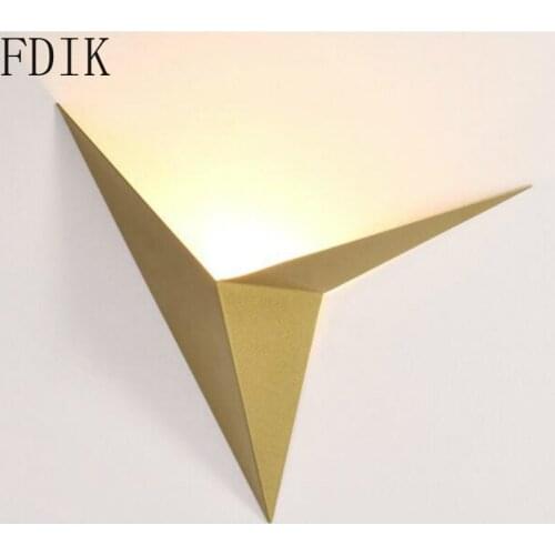 Nordic Creative Wall Lamp Modern Living Room Bedroom Bedside Study Mirror Light Decor Iron Home Decor Luminaire Lighting Fixture