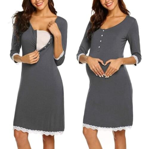 Kyle Keith Lace Maternity Dresses