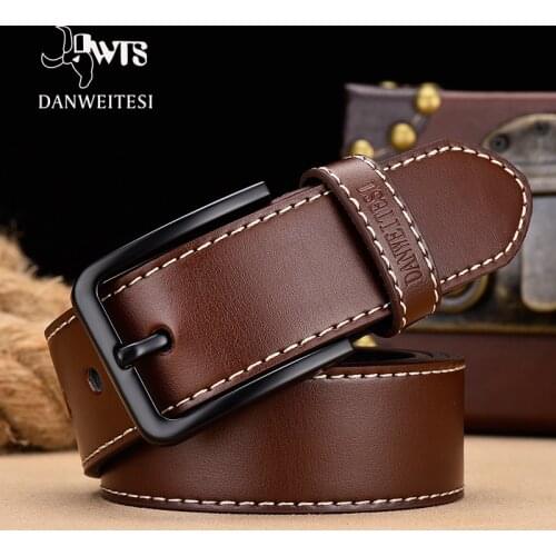 [DWTS]belt male Men belt leather belt men enuine leather strap luxury pin buckle casual Cummerbunds ceinture homme