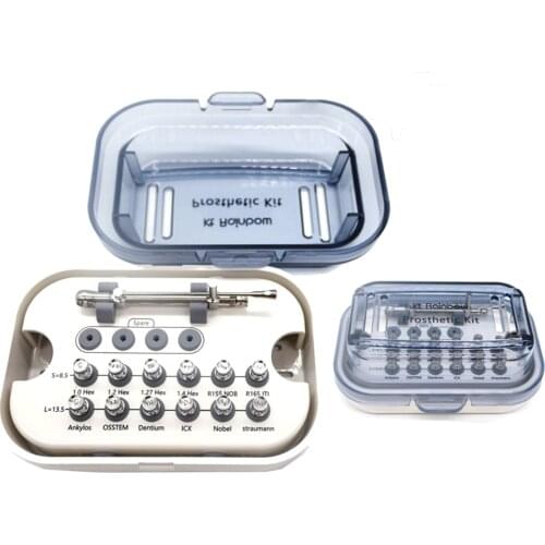 1 whole set Dental Implant Restoration tool kit Dental Universal Implant Torque Screwdrivers Wrench