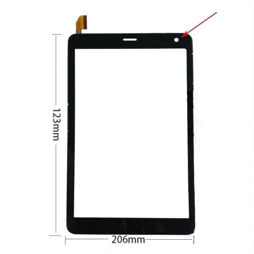 New 8inch 2.5D 45PIN Tablet Touch Screen MJK-1358-FPC Panel Digitizer Sensor Repair Parts MJK- 1358 -FPC Tablets Wifi touch