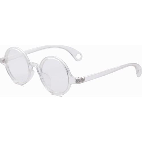Clear Round Rainbow Diffraction Heart Glasses