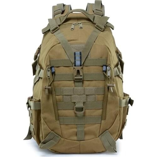 40L Camping Backpack Military Bag Men Travel Bags Tactical Army Molle Climbing Rucksack Hiking Outdoor Sac De Sport Tas