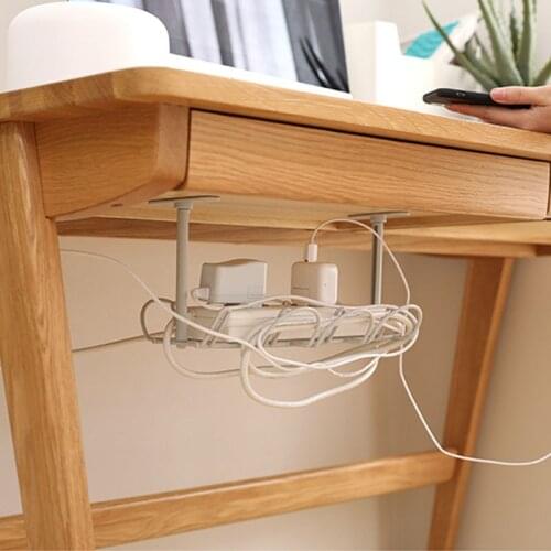 Storage Rack Interlayer Hanging Basket Layered Organization Multifunctional Household Table Bottom Power Cord Shelf