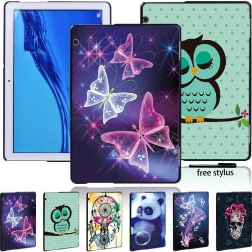 Hard Shell Tablet Case for Huawei MediaPad T3 8.0/T3 10 9.6"/T5 10 10.1"/M5 Lite 10.1"/M5 10.8" Shockproof Cute Slim Back Cover