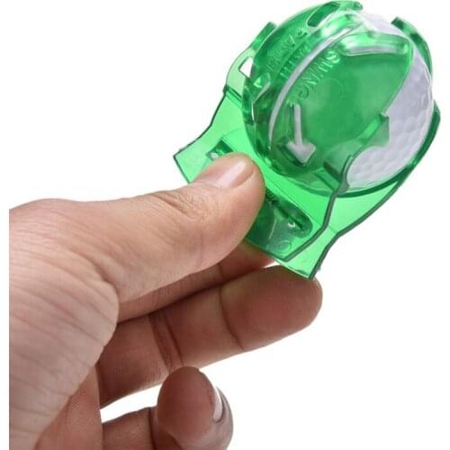 2 pcs Convenient Golf Ball Liner Line Marker Template Draw Templete Linear Mark Alignment Putting Clip Tool