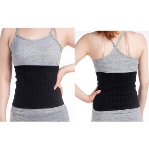 20pcs Protective Warm Waist Belt padded thick Cashmere + Knitted belt for Health Care Braces Supports