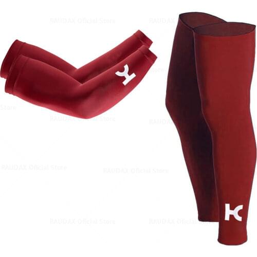 2021 France Leg Warmers Black UV Protection Cycling Arm Warmer Breathable Bicycle Running Racing MTB Bike Sun Protection Sleves