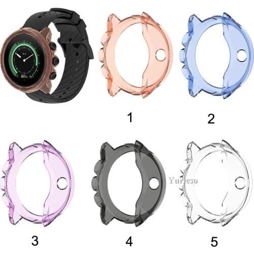 50pcs Clear TPU Frame Protector Watch Case Cover Shell for Suunto9 Baro, Spartan Sport Wrist Hr-Baro