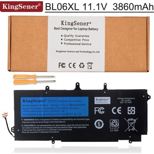 KingSener BL06XL BL06042XL Laptop Battery for HP Elitebook 1040 G0 G1 G2 HSTNN-DB5D HSTNN-W02C 722297-001 722236-171 11.1V 42WH