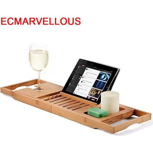 Vasca Accessories Mensole Porta Vino Plateau De Bain Shelf Wine for Book Tablette Accessoires Baignoire Bath Tub Bathtub Tray