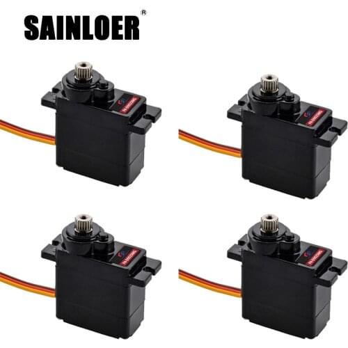 FLASHHOBBY D9025MG MG90S upgraded version Mini Metal Gear Analog Servo for RC Toy Car Boat Helicopter RC Robot DIY Parts