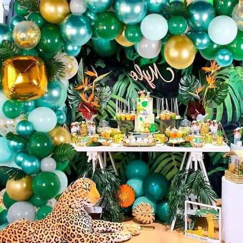 Baby Shower Decoration Balloon Boy Girl Pink Wedding Chain Macaron Balloon Arch Kit Balloon Garland Birthday Balloons Blue Set