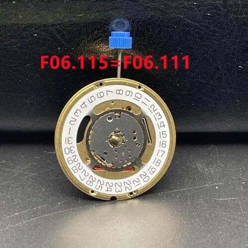 Free shipping New Swiss For ETA F06.111 Watch Quartz Movement Date at 3 Watch Repair Parts Without Battery