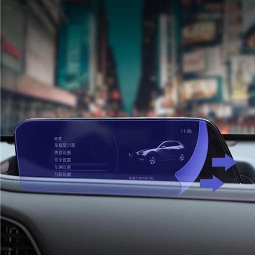 For Mazda CX30 CX-30 2020 2021 Car Navigation Glass Film Tempered Glass Scratch Proof Screen Protector HD Display Screen
