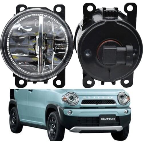 For Suzuki Hustler MR31S MR41S 2014-2020 2019 Car Accessories LED Fog Light DRL H11 12V Fog Lamp High Quality foglights foglamps