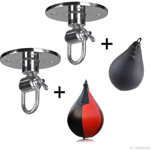 Sandbags Swivel Pear Speed Punching Ball Base Hook Mount Kit Punch Bag Speedbag Boxing Muay Thai Punch Boxe MMA Fitness Ju24 21