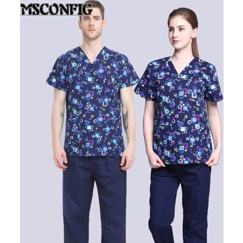 Round neck waist waist female nurse uniform white long-sleeved suit medical suit short-sleeved suit female medical uniform