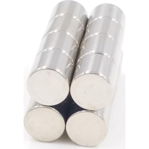 5pcs 8 x 8mm Round Cylinder Neodymium Permanent Magnets