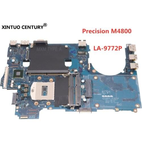 LA-9772P EDP CN-0C3V2K 0C3V2K mainboard FOR Dell Precision M4800 Laptop Motherboard VAQ10 100%Tested