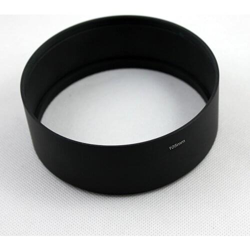 105mm Telephoto Metal Camera Lens Hood with Filter Thread Mount Aluminum Hood for 900MM/800mm F8 Lens DSLR Length 40mm
