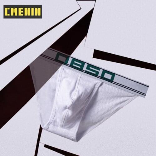 Fashion Cotton Gay Panties Jockstrap Mens Briefs Hip Raise Innerwear Sexy Man Underwear Brief Men Underpants Sexi BS3133