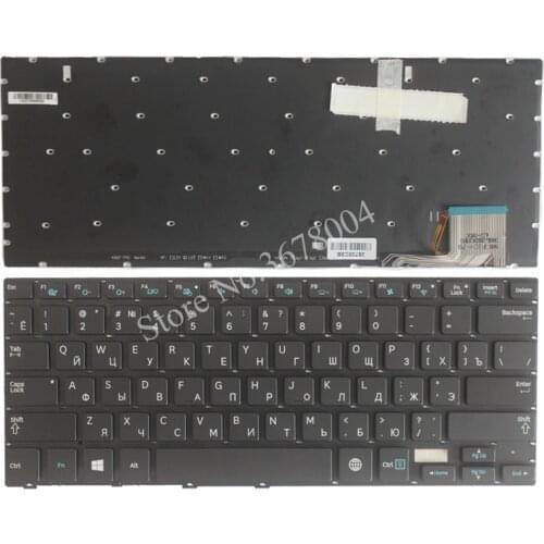 NEW Russian Keyboard for Samsung 7 Ultra 730U3E NP730U3E 740U3E NP740U3E RU black laptop keyboard Backlight