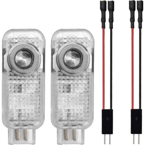 New Led Car Door Light Courtesy Ghost Shadow For Mercedes Benz W211 2003-2007 HD Auto Laser Project Welcome Lamp Flashlight