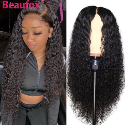 360 Lace Frontal Wigs Brazilian Water Wave Lace Front Human Hair Wigs 150% Pre Plucked Remy Lace Wig Beaufox