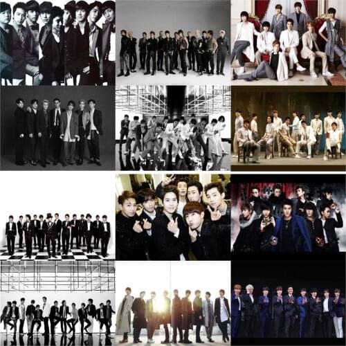 Super Junior Posters K-POP Music Good Quality Glossy Paper Prints Clear Image Home Decoration free shipping