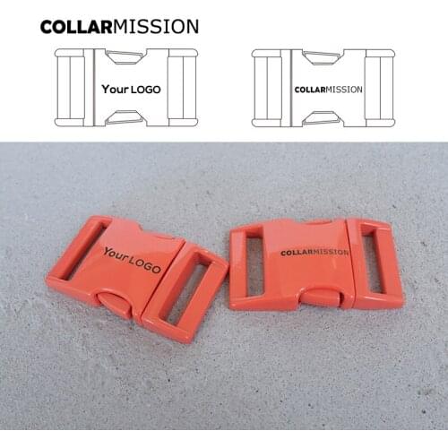 Retailing engraved red orange metal buckle quick side release 25mm ， we provide laser engraving service customize LOGO CCK25R