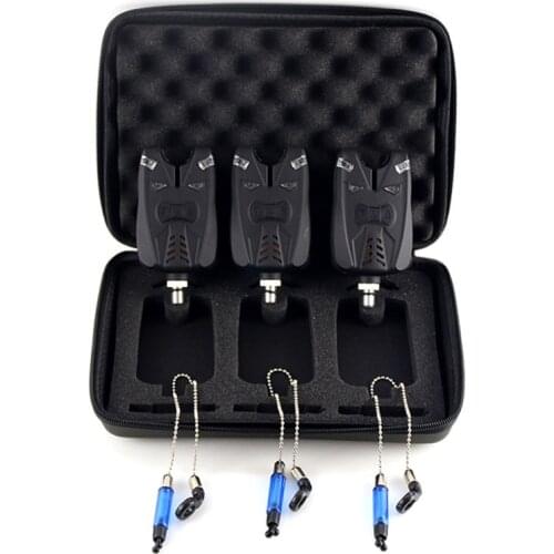 Fishing Swingers Set LED Illuminated Fishing Bite Alarm Set Fishing Alarm Kit Carp Fishing Accessories