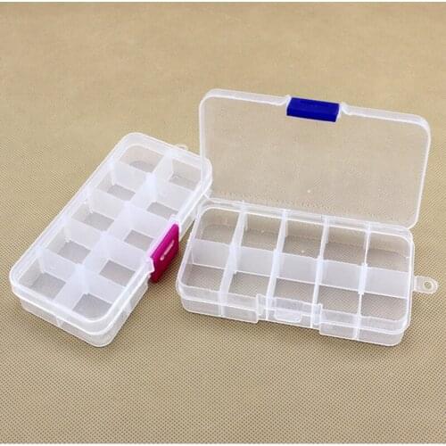 Removable Cover Transparent Plastic Electronic Components Parts Terminal Block Storage Box