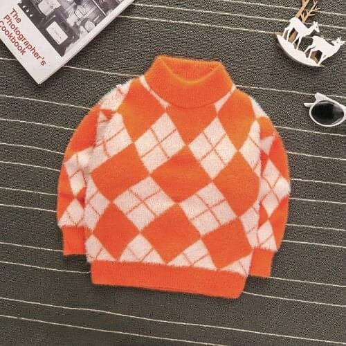Girls sweater spring autumn children casual cotton wool long sleeve top for baby boys kids fashion soft clothing neutral outfit