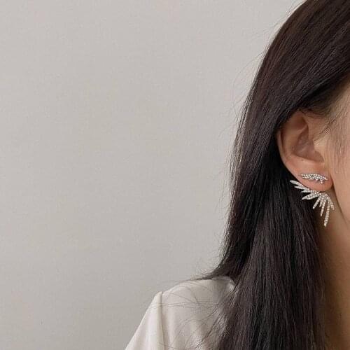 2021 Trend Jewelry Earrings Wings Design For Female Stud Earrings Wedding Party Fashion Jewelry gift
