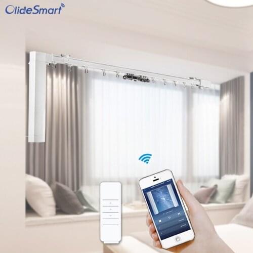 Smart Electric Curtain Motor Intelligent Phone App Control Curtain Motor Alexa Google Assistance Workable