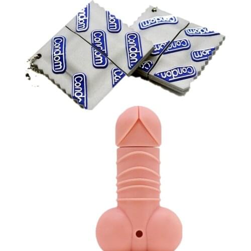 Men Genitals Silicone Model USB Flash Drive High Quality Memory Stick 2.0 Pendrive 4G 8G 16G Pen Drive 32G 64G 128G 256GB U Disk
