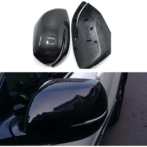For HONDA CRV CR-V 2012-2017 Car Side Mirror Cover Rear review Imitation Carbon Fiber Texture cap Mirrors Protective Cover 2 PCS