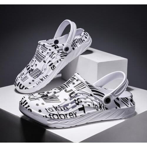 04Men Shoes Beach Casual Crokssoo Garden Clog Outdoor Indoor Light Slippers Women Lovers Sandal Flip Flops Non-slide Male