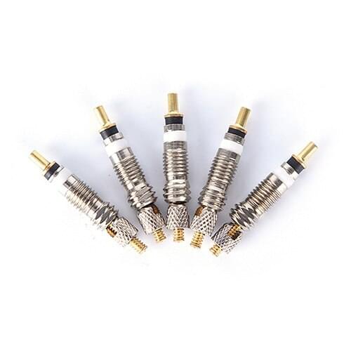 5Pcs French Presta Valve Core For Bicycles Silver Replacement Bike MTB Tool Presta Valve Core