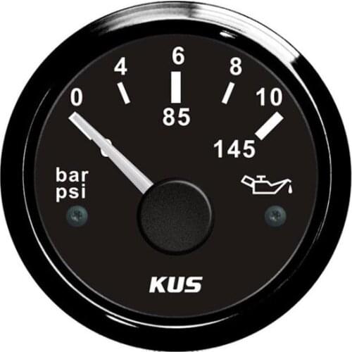 52mm Marine Oil Pressure Gauge For Engine Car Truck Generator Yacht Motor Boat Motorcycle Instrument Accessories 0-10bar