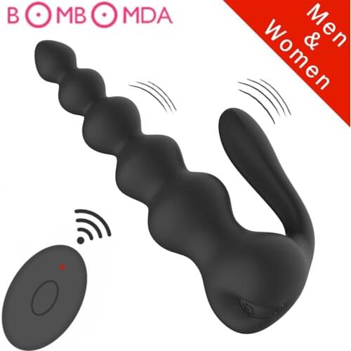 Vibrating Anal Beads Anal vibrator Male Prostate Massager sex toys for Men Gays Unisex butt plug Adult Anal sex toys Butt Plug