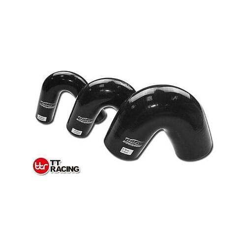 AUE135-76BK - 4PLY Silicone 135 Degree Elbow intake Hose BOV Pipe 76mm 3" Black