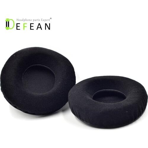 Defean Replacement Velour Cushion Ear Pads For SHURE SRH 550 750 SRH550 SRH750 Pro DJ Headphones Headsets