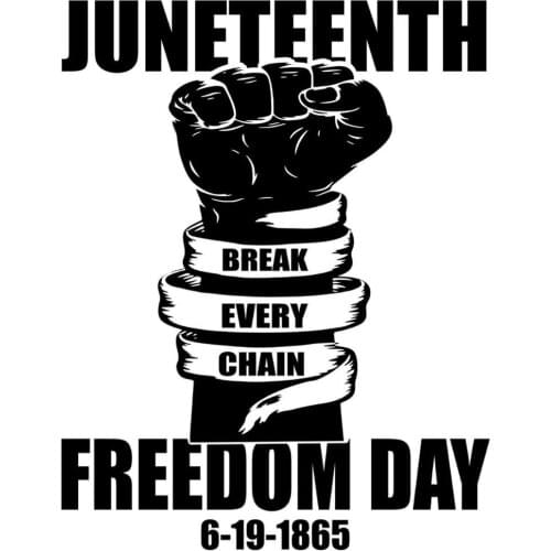 Juneteenth (Black Power) Break Every Chain Freedom Day T-shirt Tees Shirt T-Shirt Cotton S-3XL