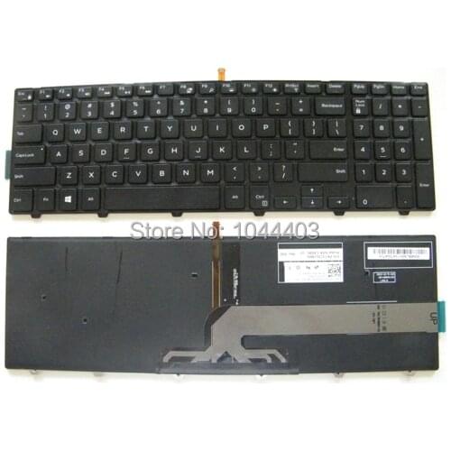 Black With Backlit Keyboard for dell Inspiron 15 5000 5542 5545 5547 0G7P48 CN-0G7P48-65890-3B4-501Y-X00 NSK-LR0BC