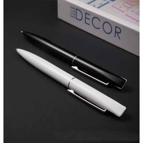 Square metal rotating ballpoint pen business gift advertising pen